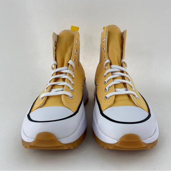 Converse Run Star Hike High Citron Zest Gum Women's Size 10.5 Shoes Yellow - Picture 7 of 12
